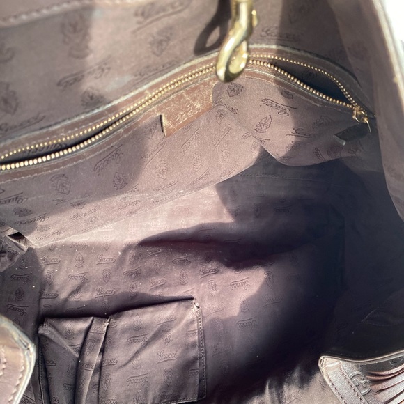 *SOLD* Gucci Guccissima Leather Tote Handbag - Picture 5 of 13